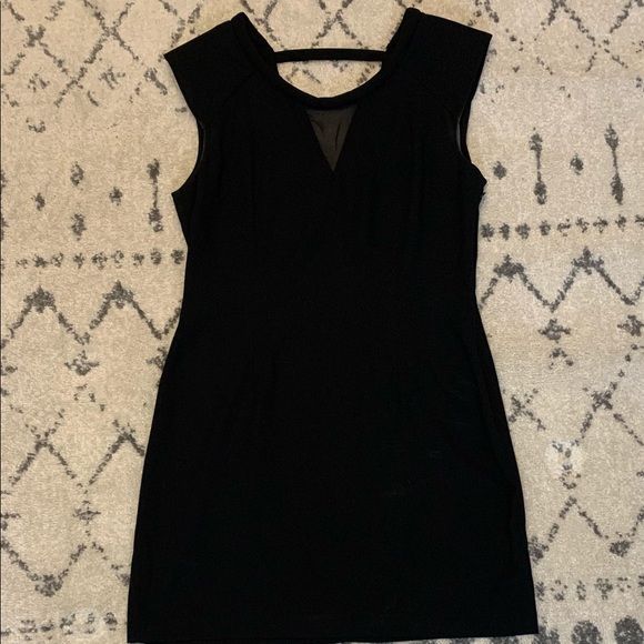 f21 black dress